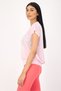 Women Sportswear Fit Short Sleeve Training T-shirt, Pink - 2