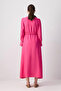 Belted Viscosa Dress - 4