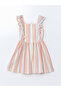 Square Collar Girl's Dress - 5