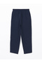 Women's Linen Blended Pants with Elastic Waist - 5