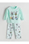 Crew Neck Girl's Pajama Set - 3