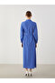 Striped Poplin Women's Shirt Dress - 4