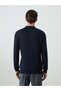 Polo Neck Long Sleeve Men's Knitwear Sweater - 4