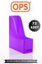 Mg 101 A4 Disassembled 72 Pieces Plastic Vertical Magazine Folder Archive Box Organizer Storage Storage