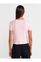 31795 Short Sleeve Contrast T-Shirt with Bow Detail - 2