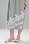 Women's Lace Detailed Oversize Design Dress - 6