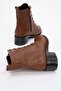 Women's Round Toe Boots Taba Skin - 4