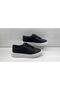 3761 Black Genuine Leather Orthopedic Sole Men's Shoes - 4
