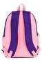 Kauko Holiday Girl's Six-Compartment Rosette School Backpack - Purple Pink - K1829 - 3