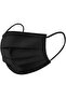 YU WELL 40Pcs Black/White Individually Wrapped Adult's Disposable Face Masks 3 Layer (Black/White) - 5