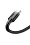 USB Type-C Data Cable, 2A, 3m, Cafule - Dark Gray - 2