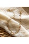 Elegant Gold Tone Stainless Steel Colorful Beaded Double Layer Foot Bracelet Guaranteed No Tarnish - 2