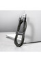 USB Type-C Data Cable, 2A, 3m, Cafule - Dark Gray - 6
