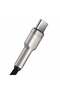 USB to Type-C Data Cable 66W, 2m, Baseus Cafule - Black - 3