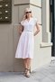 Women's Silky Modal Fabric Domineering Collar Off-Shoulder Front Zipper Pilikaşeli Dress (Leather Belt Genius