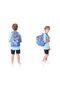 Coat of Arms Dinosaur Patterned School Bag + Pen Holder Set (L5278+L8278) Boy - Blue - 3