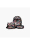 Anime Print 3-Compartment Backpack with Adjustable Straps and Zip Closure - 32x20x45 cms - 7