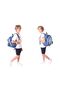 Special for Kids Girls (Navy Blue - Rocket Detailed) Triple School Bag Set - 4
