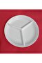 Yanpa /Freya 6 Pieces 3 Compartments 1St Grade Melamine Portion Serving Plate. 6 Pieces Are Shipped - 6