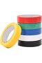 Almi Tape Insulation Tape 6 Pack Mixed Colour 15mm X 18mm Electrical Tape Pvc Tape Adhesive Ga - 4
