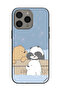 غطاء حماية لجهاز Apple iPhone 15 Pro Max Bear Friends