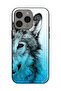 غطاء حماية لجهاز Apple iPhone 15 Pro Max نصف وجه ذئب