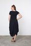 Women's Black Embroidery Detailed Pocketed Shalwar Dress Hzl25S-Vm10361 - 5