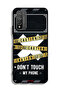 Honor 10X Lite Protective Case Cover Caution Never Touch My Phone - 2