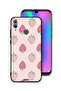 غطاء حماية لهاتف Honor 10 Lite بتصميم أيقونة الفراولة