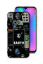 غطاء حماية لهاتف Honor 10 Lite بتصميم Earth