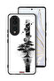غطاء حماية لهاتف Honor 70 بتصميم فن الأرض والفضاء