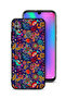 غطاء حماية لهاتف Honor 10 Lite بنقشة طيور وأوراق زهور ملونة