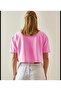 Short Sleeve Oversize Crop T-Shirt - 2