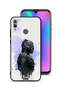 غطاء حماية لهاتف Honor 10 Lite بتصميم النمر الأسود
