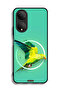 غطاء حماية لهاتف Honor X7 بتصميم فن تجريدي ببغاء - 2