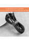 USB to Type-C data cable 2A, 2m, (CATKLF-CG1) - Gray Black - 7