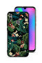 غطاء حماية لهاتف Honor 10 Lite بنقشة أوراق استوائية