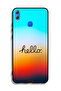 Honor 8X Protective Case Cover Hello - 2