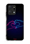 Honor X7a Protective Case Cover Touching Hand Making Heart - 2