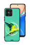 غطاء حماية لهاتف Honor X8 4G بتصميم فن تجريدي ببغاء