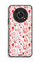 Honor X9 5G Protective Case Cover Hearts Pattern - 2