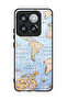 Protective Case Cover For Xiaomi 14 Pro World Map