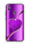 غطاء حماية لهاتف Honor 10 Lite بتصميم قلب لامع - 2