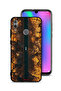 غطاء حماية لهاتف Honor 10 Lite بتصميم طريق في أشجار الخريف