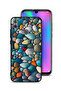 غطاء حماية لهاتف Honor 10 Lite بنمط تجريدي من الأحجار