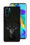 غطاء حماية لهاتف هواوي P30 Pro بتصميم غزال فني رقمي