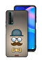غطاء حماية لهاتف Huawei Y7a بتصميم رأس الرجل