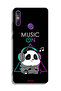 Huawei Enjoy 20e Protective Case Cover Music On Panda - 2