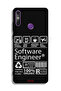 Huawei Enjoy 20e Protective Case Cover Software Engineer Sticker - 2