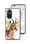 غطاء حماية لهاتف Honor 50 Pro بتصميم فن تجريدي للغزلان